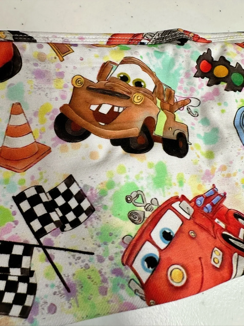 NWT BAMBOO Burp Cloth Design in Pixar CARS